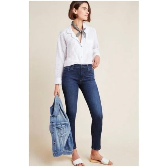 AG Adriano Goldschmied Women’s Sz 31 Slim Straight Ankle Jeans Stevie Denim - Picture 1 of 14